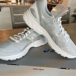 ASICS shoes NEW Gel-nimbus 19 Glacier/silver/white mens running shoes